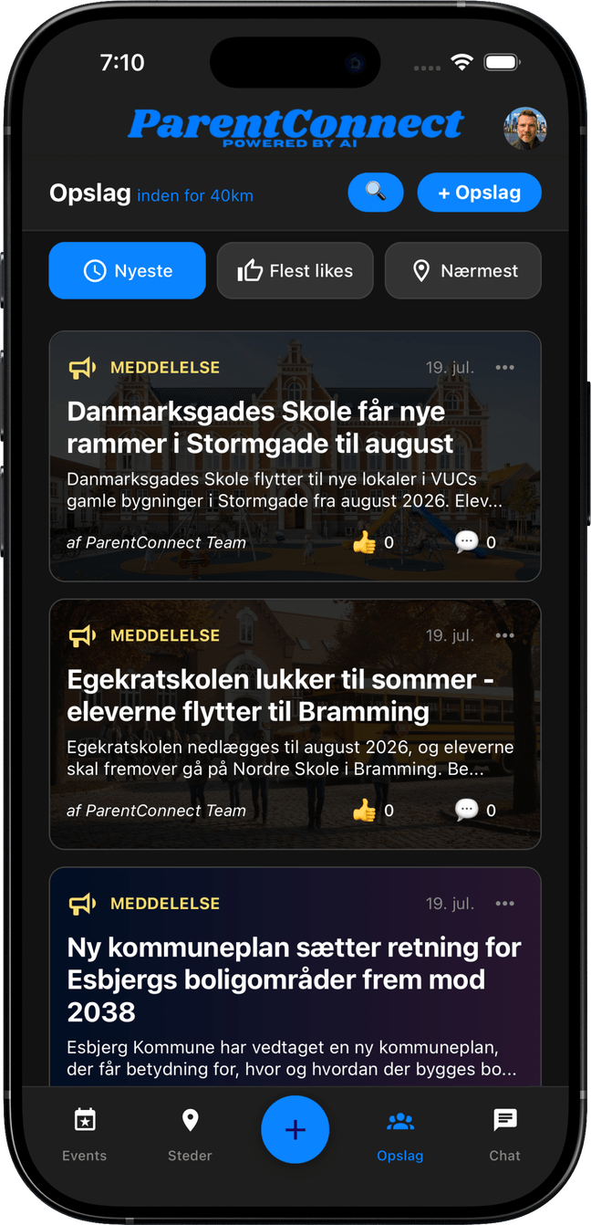 Skærmen Opslag